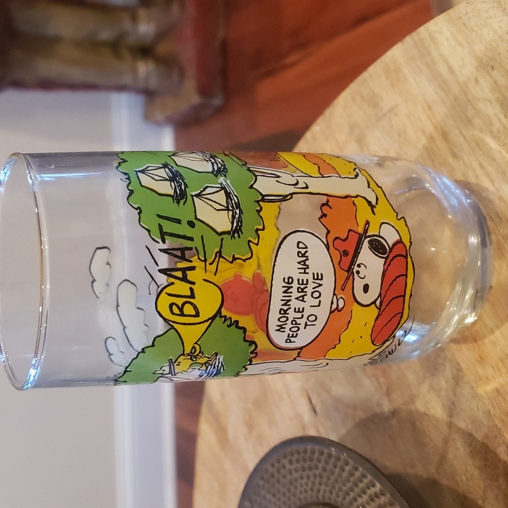 Vintage Snoopy glass McDonald's